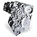 Silver Silk Tie | Moons Surface Necktie