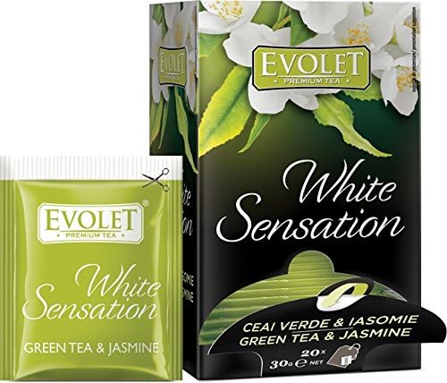 WHITE SENSATION - Premium Green Tea and Jasmine (20 Tea Bags x 30g)