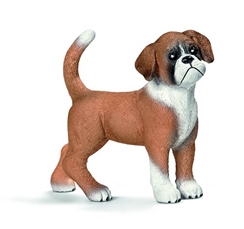 Schleich Puppy Boxer Toy Figure