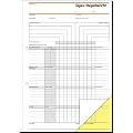 Sigel SD030 Tages-/Regiebericht, 1. und 2. Blatt bedruckt, selbstdurchschreibend, A4, 2x40 BL