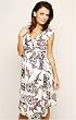 The Criss-cross V-neck Dress with Wrap around Sash
