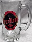 TRUE BLOOD Logo 16 oz Glass Beer Stein MUG TRUE BLOOD Logo 16 oz Glass Beer Stein MUG