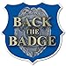 VictoryStore Yard Sign Outdoor Lawn Decorations: Back the Badge Yard Sign with Stakes