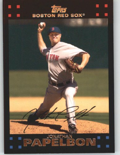 2007 Topps #310 Jonathan Papelbon - Boston Red Sox (Baseball Cards)