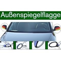 Fahne Germany Auto Aussenspiegel Flagge Deutschland WM 2010 AutoFahne Autoflagge Spiegel