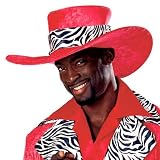 Red Velvet Hot Playa Pimp Costume Hat