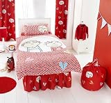 Charlie and Lola Red Curtains Pair 66 x 72 OFFICIAL [Toy]
