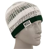 Nike - Nike Michigan State Spartans Ladies White-Striped Reversible Sweater Knit Beanie