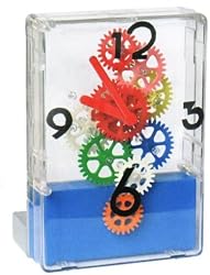 Fascinations GearUp Desktop Clock Multi-Color (Blue Base)
