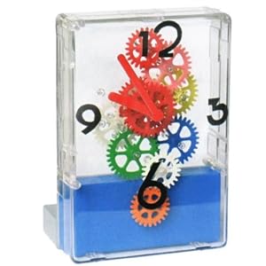 Fascinations GearUp Desktop Clock Multi-Color (Blue Base)