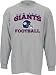 Search : New York Giants -Grey- Stacked Helmet Long Sleeve T-Shirt