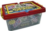 Civil War Army action figure Playset with Over 100 Pieces and Playmat in Collector's Carrying Case