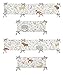Blue, Grey and White Woodland Animal Toile Collection Girl or Boy Crib Bumper