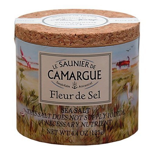 Fleur De Sel De Camargue French Sea Salt 125 G 4.4 Oz