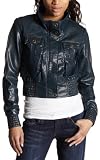 Hydraulic  Junior's Faux Leather Bomber Jacket