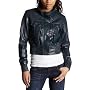 Hydraulic  Junior's Faux Leather Bomber Jacket