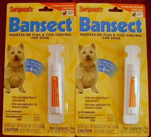 Sergeant's Bansect Squeeze-On Flea & Tick Control For Dogs