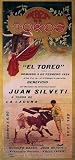 Plaza De Toros El Toreo Vintage Bullfighting Poster 1924 Bull Fighting 14x30