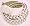 White Leather Bullet Belt Punk Goth Glam Biker Bullets Size: Small 28-33 Inches
