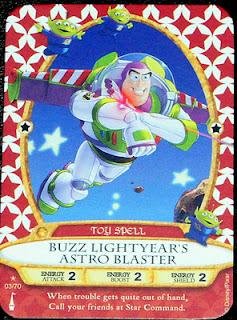 Sorcerers Mask of the Magic Kingdom Game, Walt Disney World - Card #03 - Buzz Lightyear's Astro Blaster