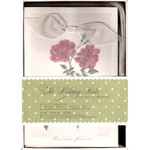 Anna Griffin - The Wedding Studio - Red Floral Wedding Invitation Kit - 50/50/50/50