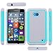 Lumia 640 Case, LK Lumia 640 Case [Drop Protection] Hybrid Dual Layer Armor Defender Protective Case Cover for Microsoft Lumia 640 (Mint)