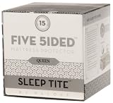 Sleep Tite by Malouf FIVE-5IDED Mattress Protector – 100% Waterproof-Eliminates Dust Mites-15-Year Warranty, QUEEN