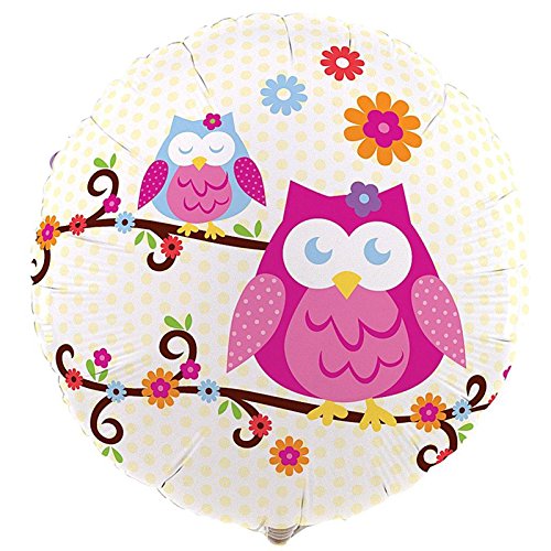 Owl Blossom Party Supplies - Foil Balloon