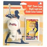 Atlanta Braves Night Light / Outlet Cover Combo Set
