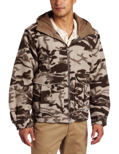 Columbia Mens Monarch Pass Jacket (Snow Wool Camo, Large)