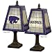 NCAA Art-Glass Table Lamp Team: Kansas State University