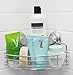 BINO SMARTSUCTION Rust Proof Stainless Steel Shower Caddy, Corner Shelf