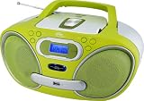 Zoom Produkt-Bild: Elta 6692 Stereo Radio (MP3-CD-Player, UKW-/MW-Tuner, USB 2.0) gr&uuml;n/silber