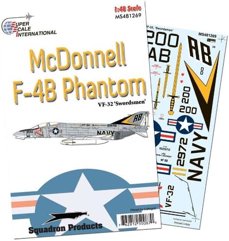F-4B Phantom, VF-32 Swordsmen (1/48 decals, Superscale 481269)