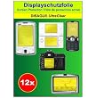 Ultra Clear Displayschutz Schutzfolie 12er Set f�r Becker Traffic Assist Z 201