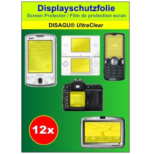 Ultra Clear Screen Protector set of 12 for Magellan Roadmate 1212