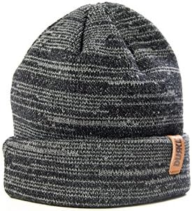 Durkl Unisex Naval Beanie One Size Heather Black