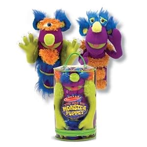 Easy to Make Puppets: Melissa & Doug Deluxe Fuzzy Make - Your - Own Monster Puppet