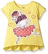 Gerber Graduates Girls Short Sleeve Swing Top with Back Ruffle, Ballerina, 12 Months