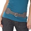 Stretch Trapunto Belt - Grey