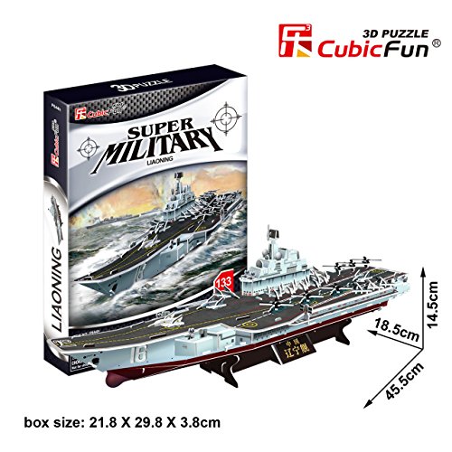 CubicFun 3D Puzzle Kid-Series ''Chinese aircraft carrier Liaoning''