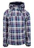 Eight2Nine Women Winterjacke Check, seitl. Zipper, navy