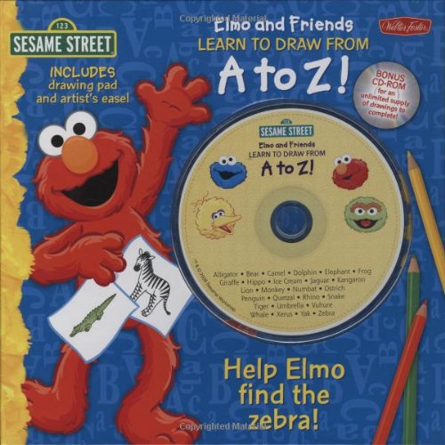 Sesame Streets Elmo and Friends Learn to Draw from A to Z: Help Elmo find the zebra!