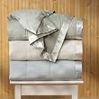 Pacific Coast&reg; Satin Trim Down Blanket Queen White 90x96 Inch 18oz