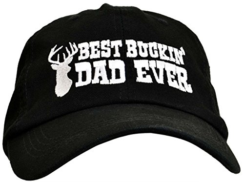 Father's Day Gift Best Buckin' Dad Hat Deer Hunting Embroidered Cap Gift For Dad or Grandpa