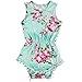Jastore® Baby Girls' Cotton Floral Pom Romper Summer Jumpsuit with Headband