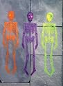 Halloween Accessories | 36" B/O Neon Blinking Skeleton