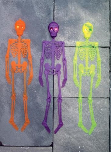 Childrens Toyshop  Toys : Halloween Accessories | 36" B/O Neon Blinking Skeleton