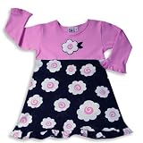 Girl Friends by Anita G - Toddler Girls Dress, Pink, Navy