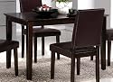 Furniture online: Dining Table Contemporary Style Rich Cappuccino Finish